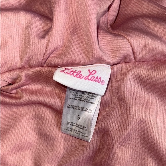 Little Lass Pink Hooded Vest with Bear Ears - Picture 2 of 7